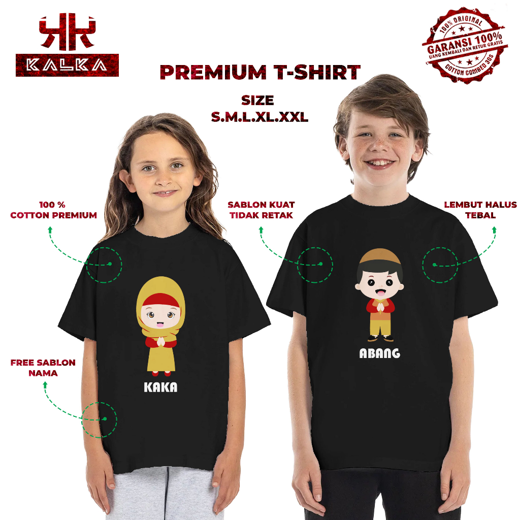 FREE NAMA KAOS ANAK SABLON NAMA SENDIRI UMUR 1 SD 11 TAHUN