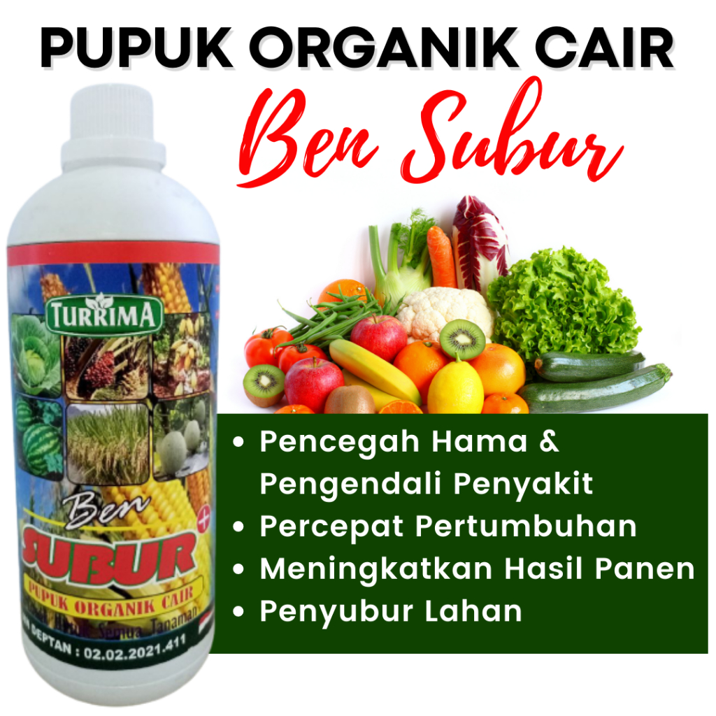 Pupuk Pelebat Buah Organik POC Buah, Pupuk Organik Multiguna Cair
