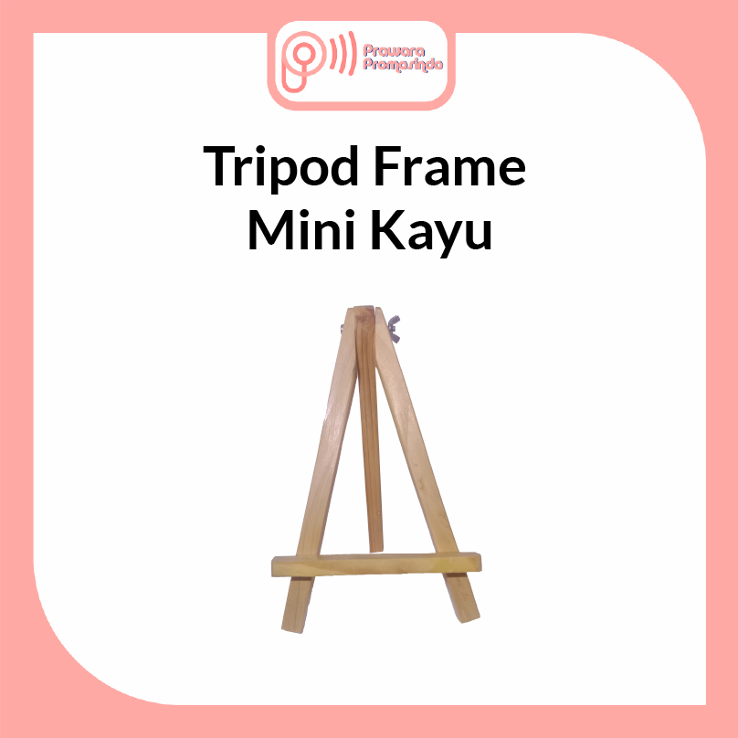 

Easel Mini Kayu / Standing Frame Easel Kayu / Tripod Frame Mini Kayu