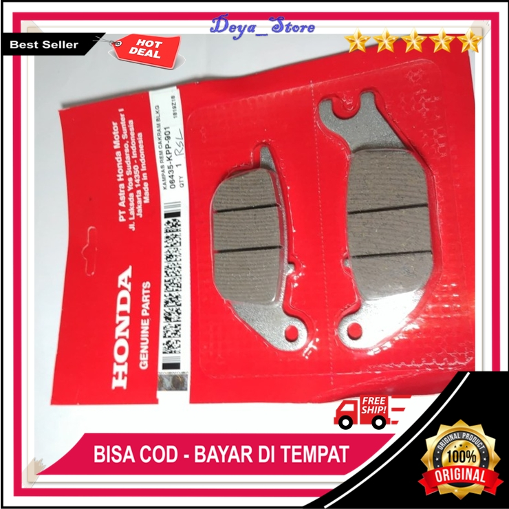 Kampas Rem Belakang Supra X 125 Original Kampas Rem Dispad Belakang Blade Fi Supra X 125 Dijamin Ori