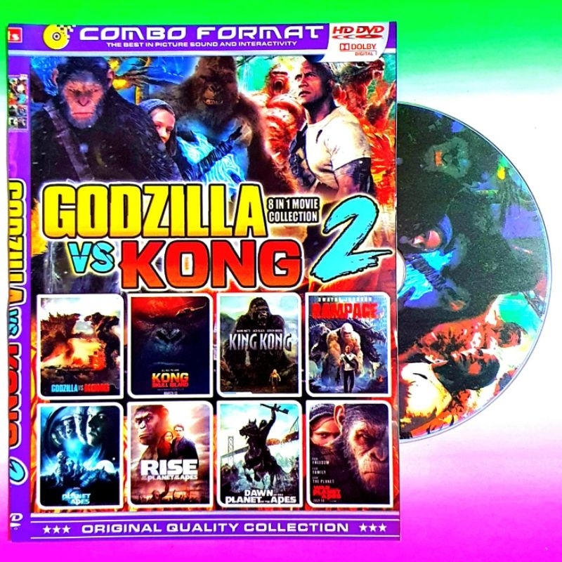 Kaset Film Koleksi Godzilla Vs Kong Terbaru