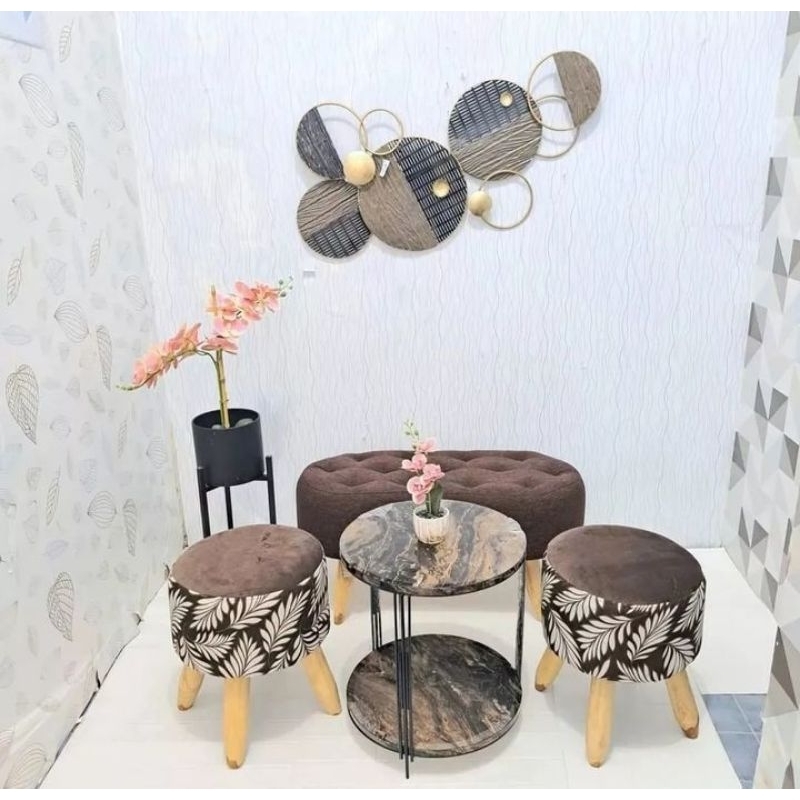 sofa set stooll / sofa teras / sofatamu