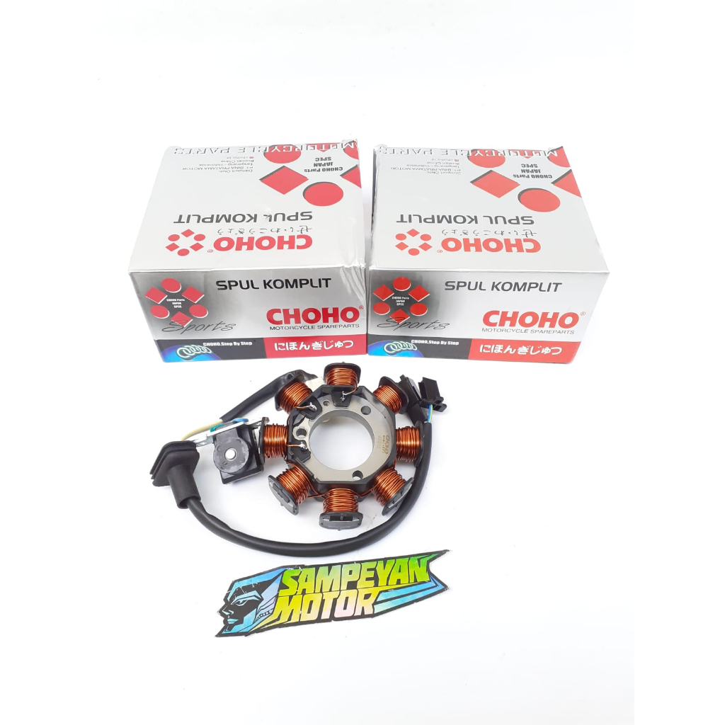 Spull Spul Spool Jalan Stator Assy Lengkap Standart Grand Mio M3 Vixion Supra X 125 Vario Techno 125