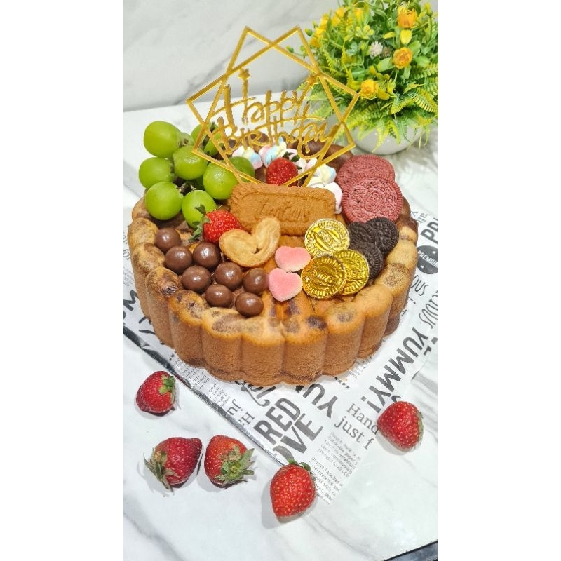 MARMER CAKE, MARBLE CAKE, KUE BOLU, BROWNIES MARMER CAKE, KUE ULANG TAHUN