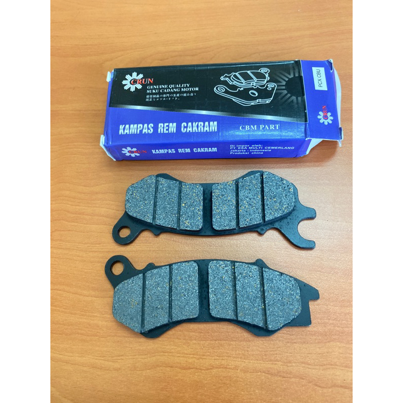 (CRUN) Dispad Cakram Depan PCX CBU (Kotak) KRE / Kampas Rem Depan Cakram PCX 125/150 CBU / Discpad /
