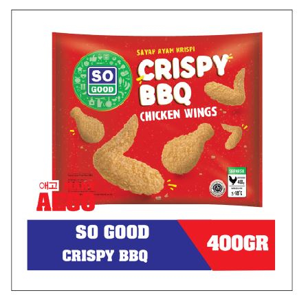 

So good crispy bbq chicken wings 400gr