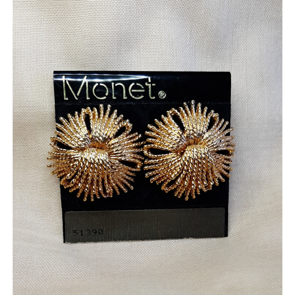 anting monet goldtone model kumpulan tali