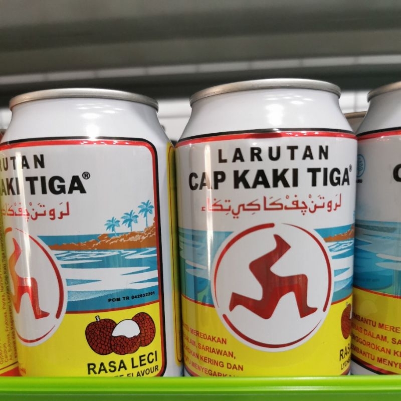 

LARUTAN CAP KAKI TIGA RASA LECI