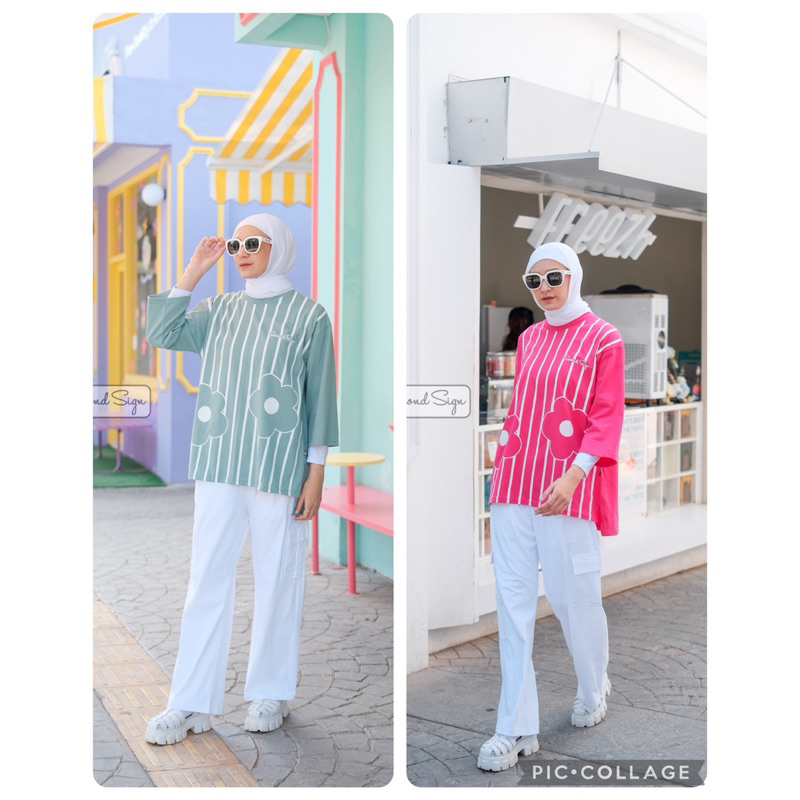 Second Sign Atasan Oversize Aleeza