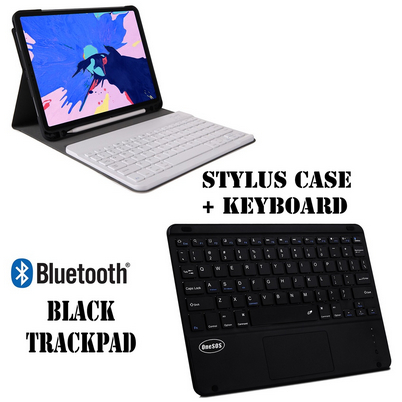 Keyboard Bluetooth Touchpad With Sarung Apple iPad 9,7 /  Apple iPad Air 1 / Apple iPad Air 2