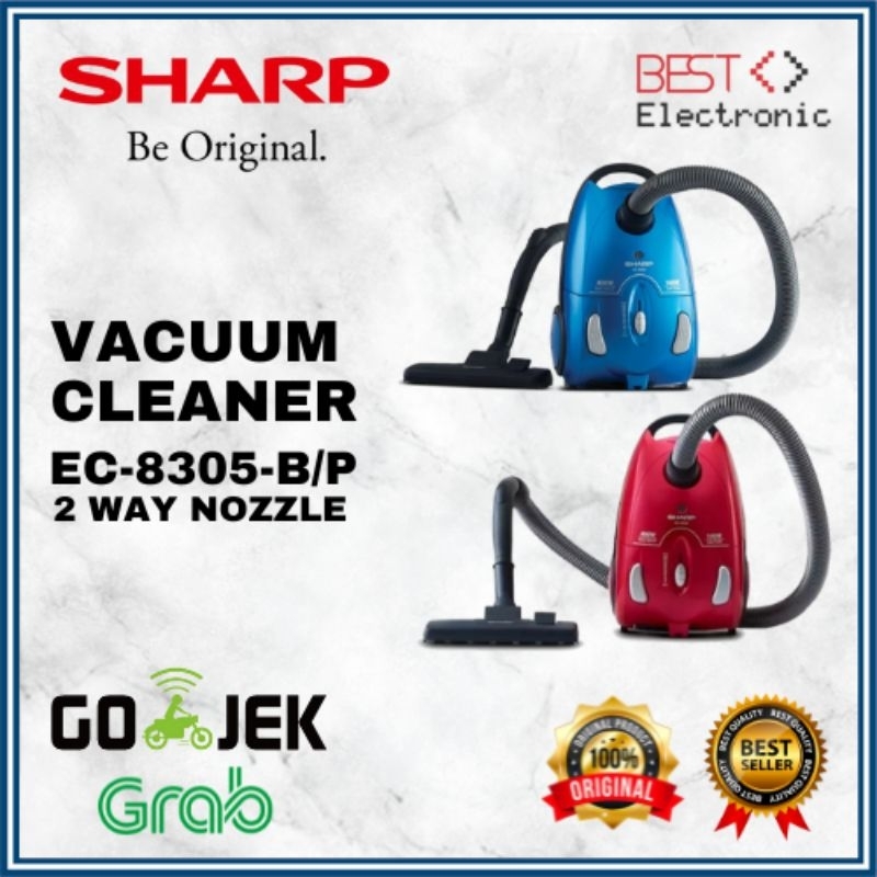 Sharp EC-8305-B/P Vacuum Cleaner 2 Way Nozzle EC 8305 B/P