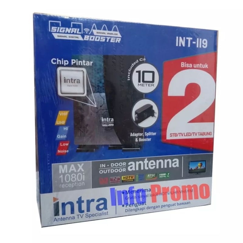 Antena Outdoor Indoor INTRA Antena Digital DVBT2