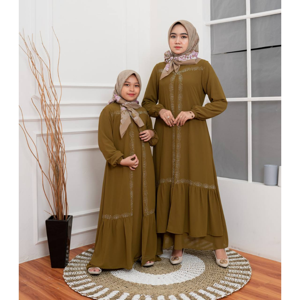 PB Prilly Busana - NAMIRA ANAK VOL.2 GAMIS MALAYSIA COUPLE CERUTY BELAH PAYET - MEWAH - PESTA - SERAGAM