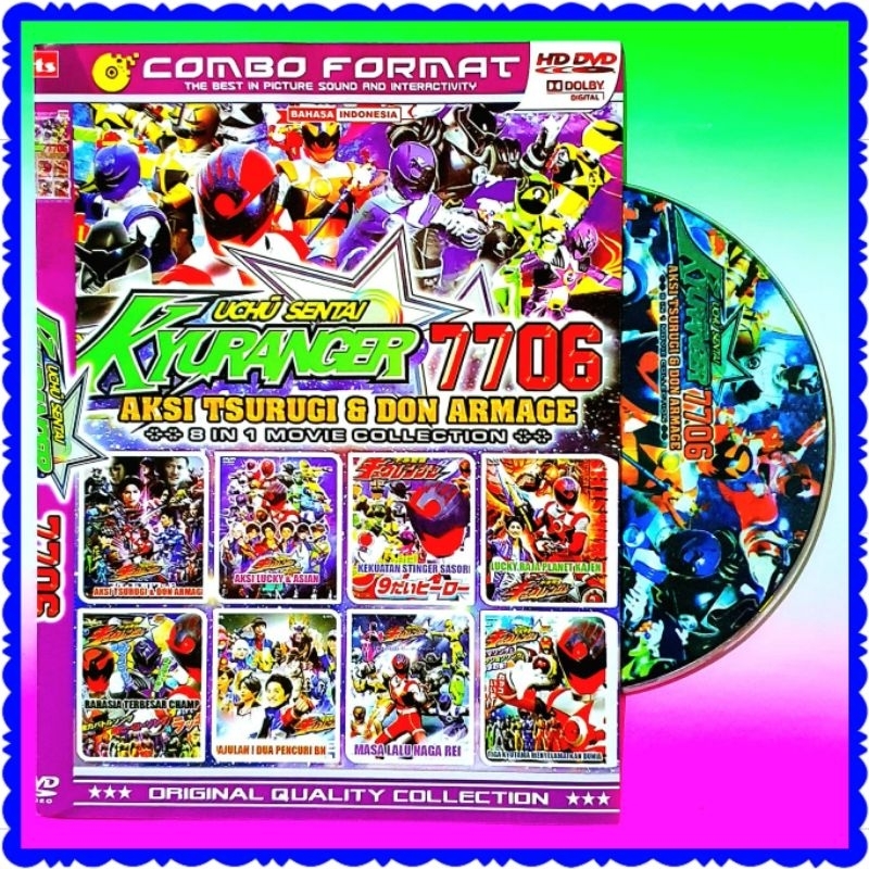 KASET FILM ANAK ANAK KYURANGER BAHASA INDONESIA