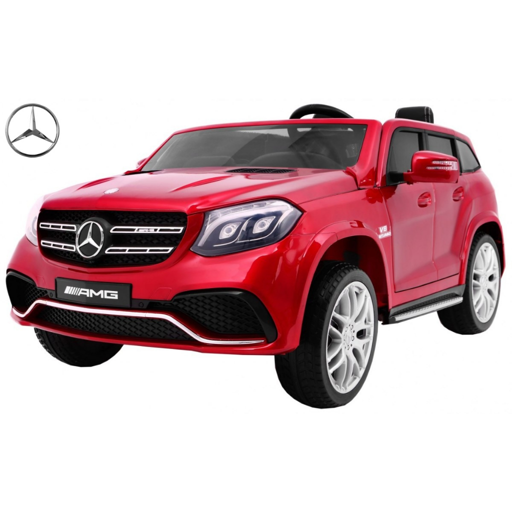 Mobil Aki Anak Mainan Remote Control SUV AMG GLS 63 Skala Besar Warna Hitam