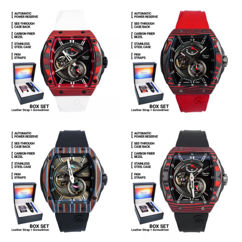 AC6608 Jam Tangan Pria Alexandre Christie AC 6608 Original Automatic