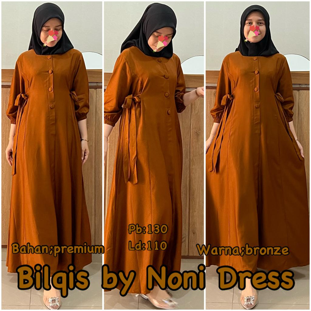 Pakaian Wanita Gamis BILQIS dress by NONI DRESS