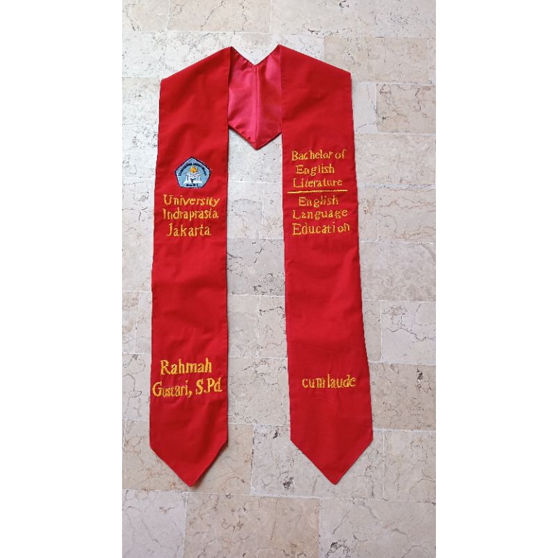SLEMPANG WISUDA/SLEMPANG LEHER 2 LAPIS