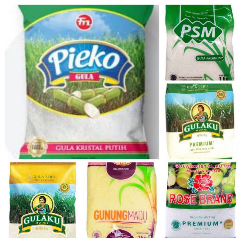 

Gula Pasir tersedia 5 varian 1kg