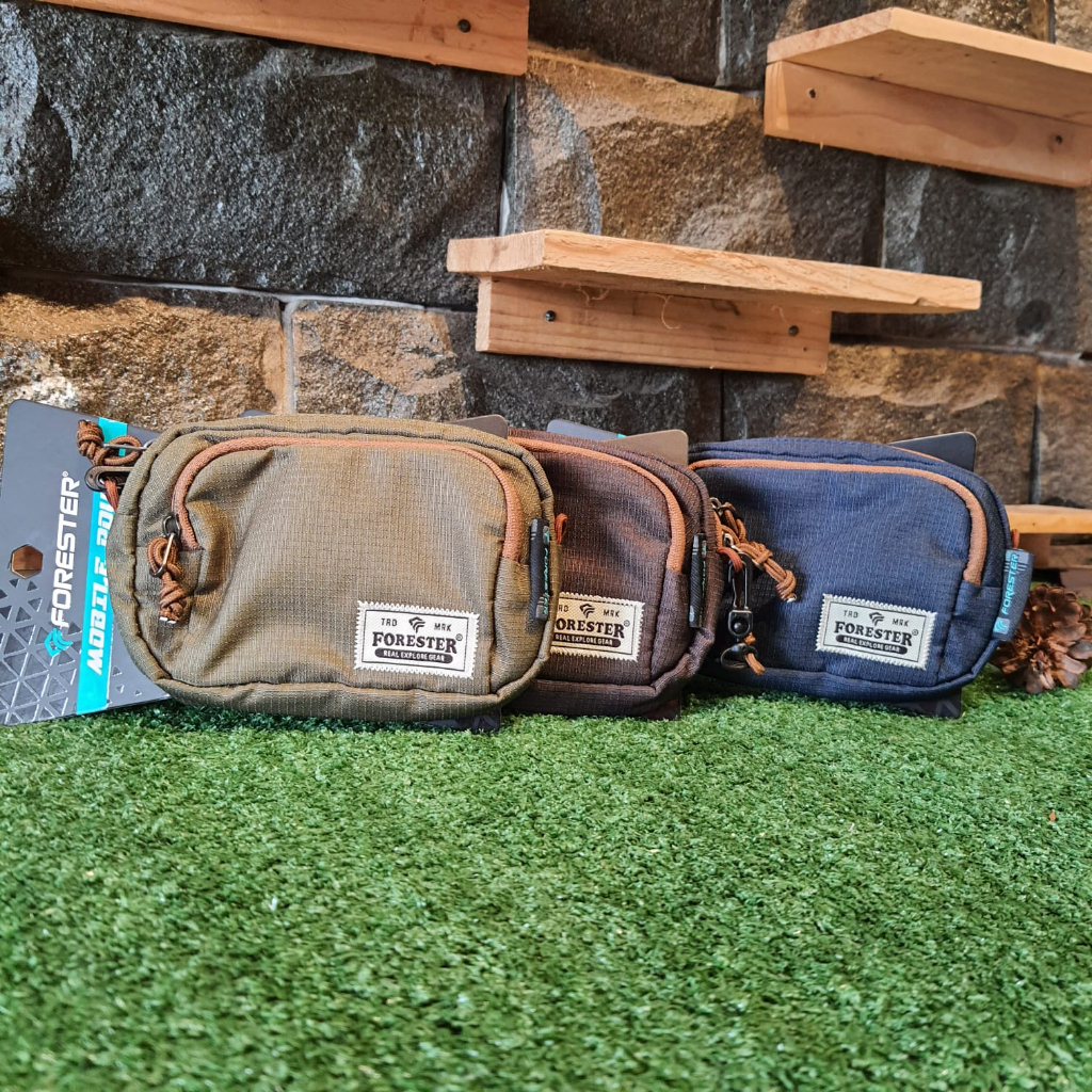 TAS HP FORESTER HCF 03087 ORIGINAL PHONE CASE HORIZONTAL SELEMPANG OLIVE SARUNG HP SMARTPHONE POUCH 