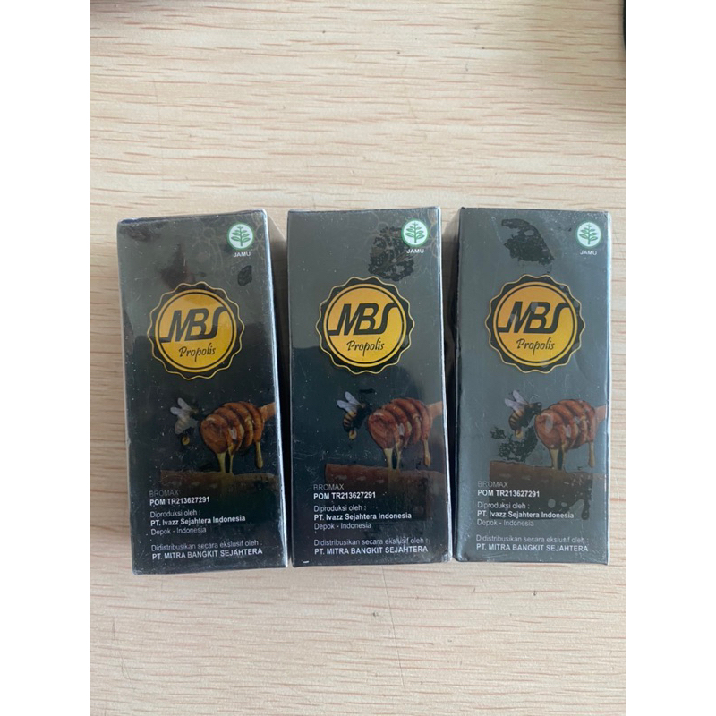 MBS PROPOLIS 6ML ORIGINAL  OBAT HERBAL DARI LEBAH DENGAN SEGUDANG MANFAAT