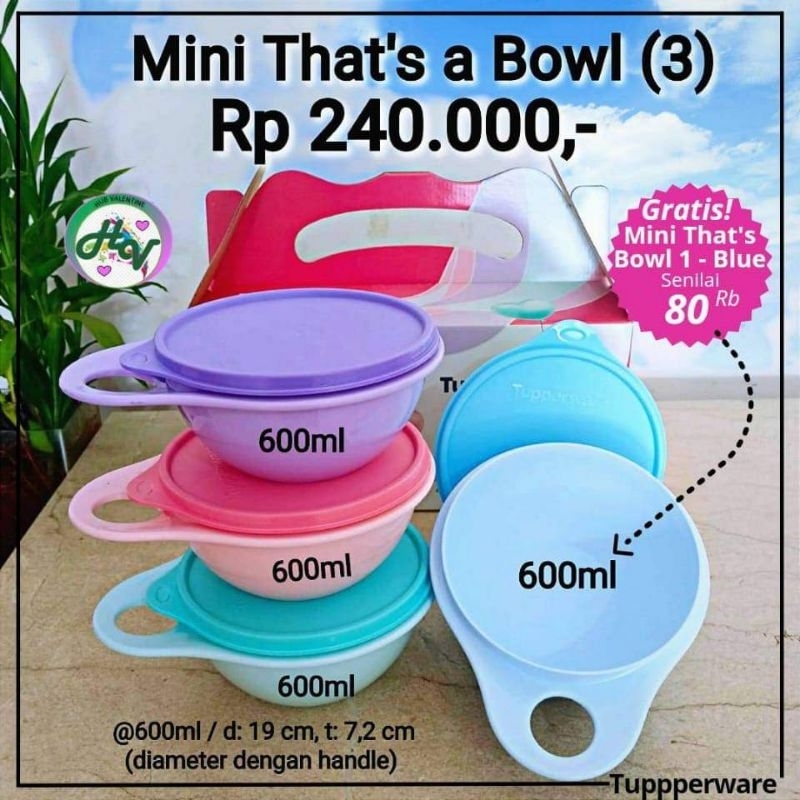 Mini thats a bowl Tupperware