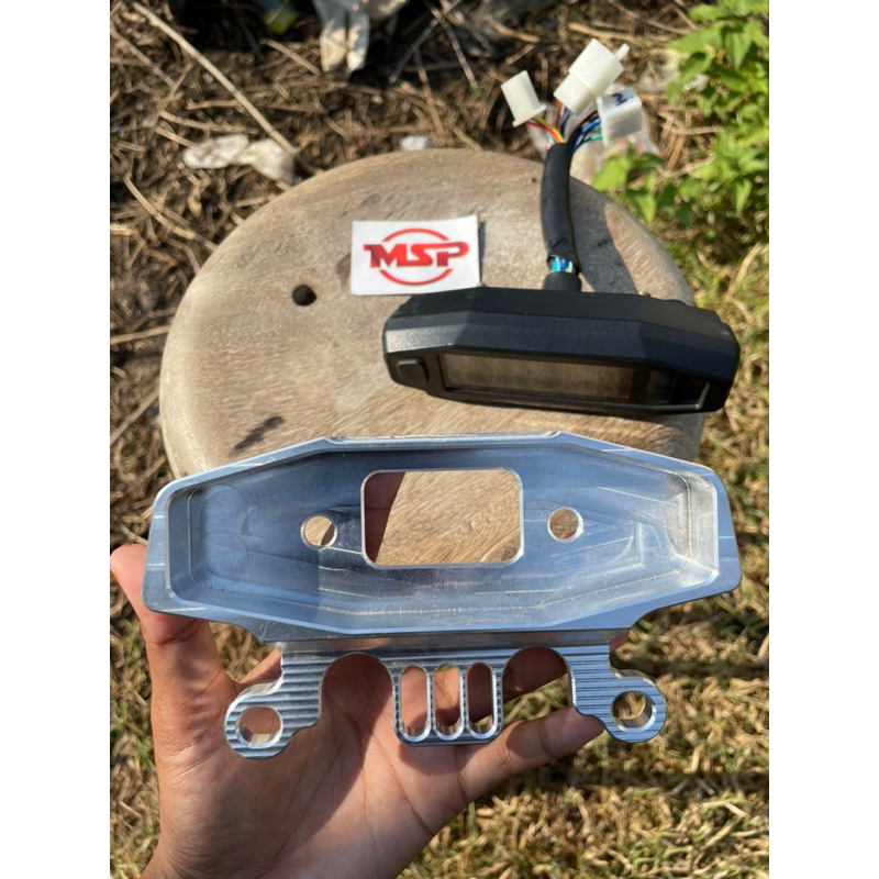 COVER DUDUKAN SPEDO SPEDOMETER KTM CNC PANGKON SPIDO KTM CNC ALUMUNIUM CNC