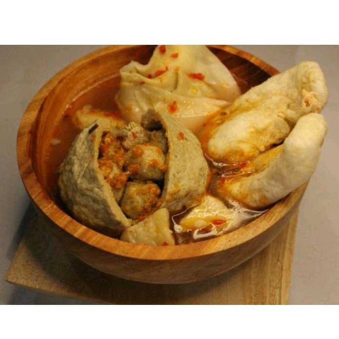 

Bakso mercon/Baso beranak kemasan paperbowl