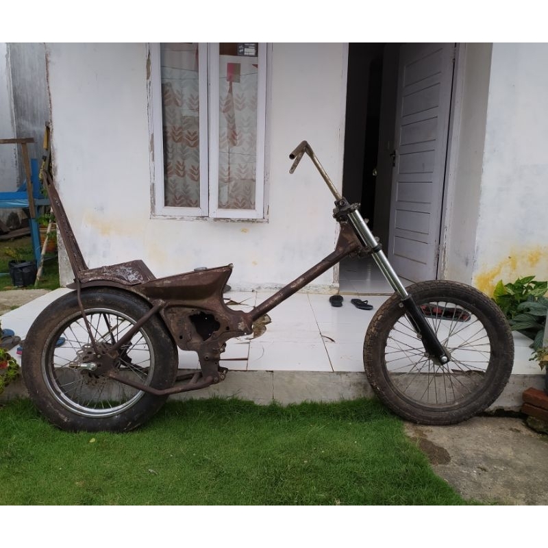 Rangka Choppy Cub Frame Chopper Cub Street Cub Custom Cub