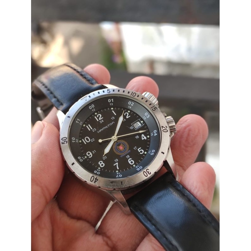 HAMILTON Military Quartz/Batre Swiss Made Original