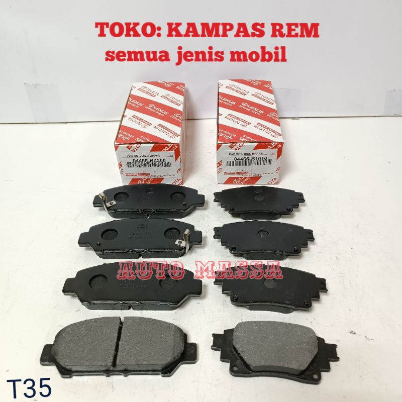KAMPAS REM SET ALL NEW VELOZ TAHUN 2022 KEATAS KOMPLIT DEPAN BELAKANG ALL NEW VELOZ 2022 KEATAS