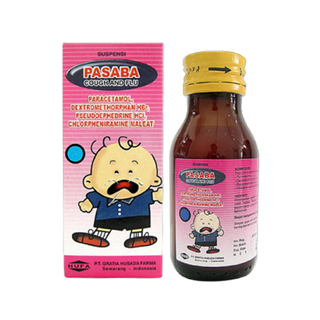 PASABA Cough & Flu Sirup Obat Batuk 60mL