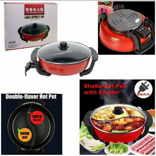 Panci shabu electric - shabu steamboat suki pan elektric
