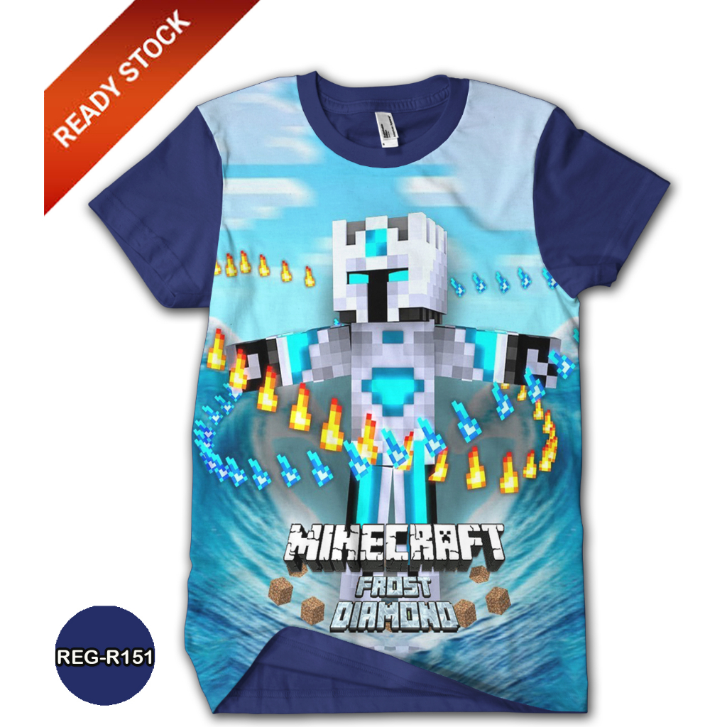 Kaos Frost Diamond Minecraft Baju Anak Frost Diamond Trend dan Terlaris #REG-R151