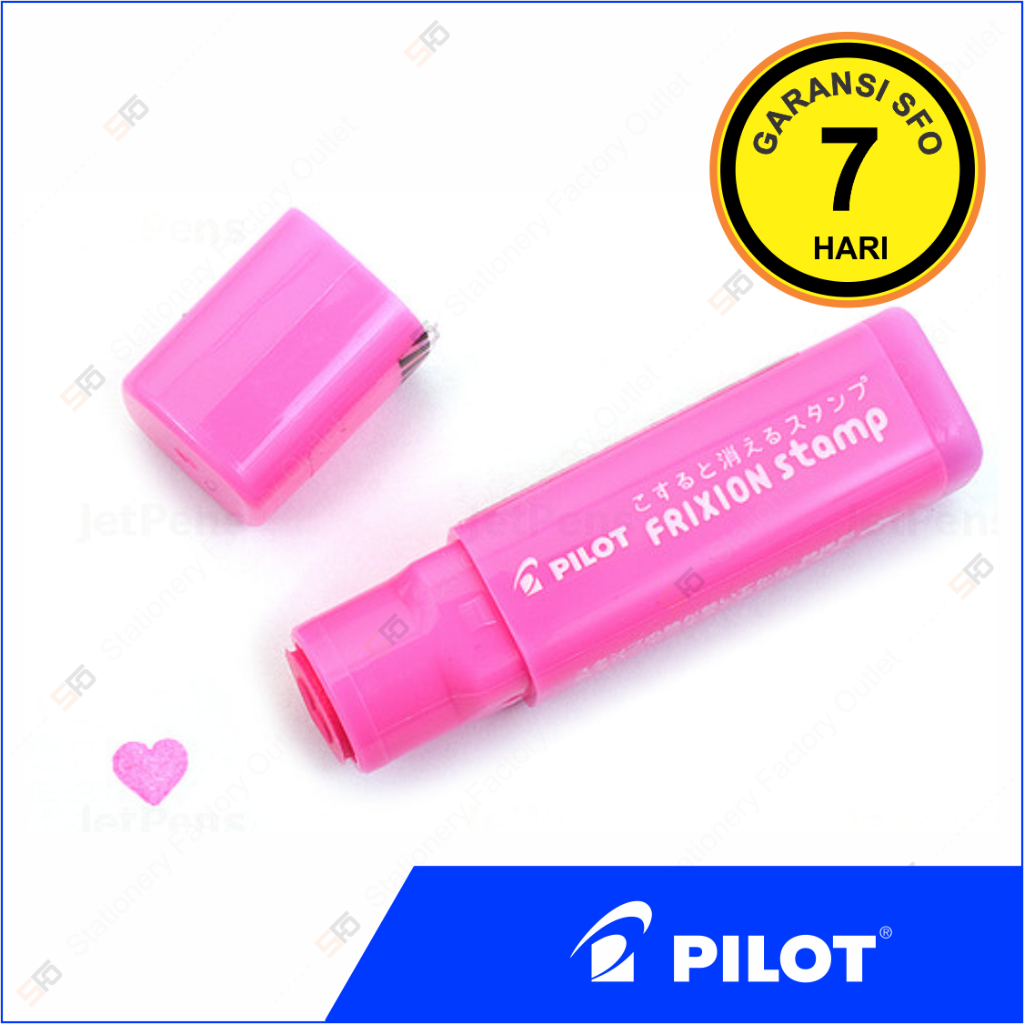 

Stampel Erasable Pilot FriXion - Pink Love Stamp - SFO Semarang Official