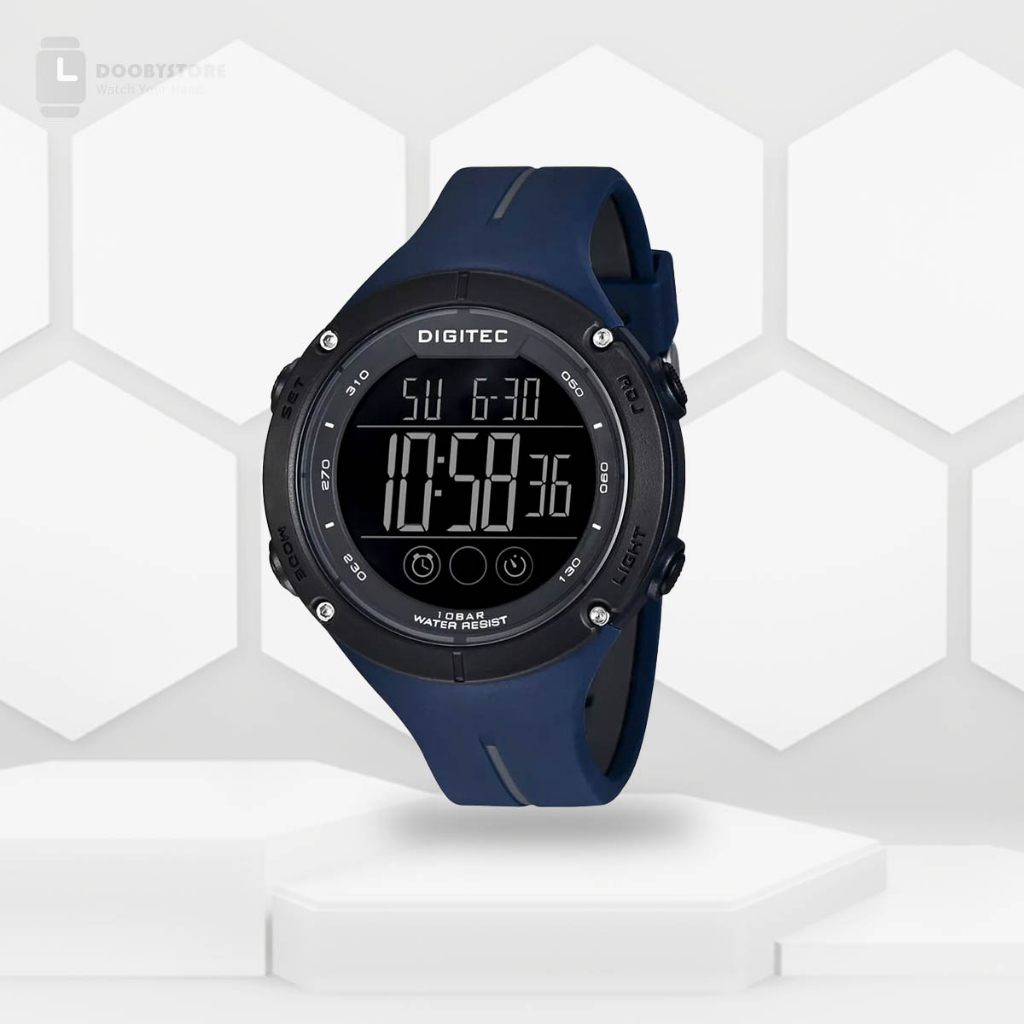 Jam Tangan Pria Digital Sporty Waterproof Digitec Original