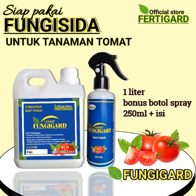 Fungisida pembasmi jamur tanaman siap pakai untuk tanaman tomat 1 liter bonus 250 ml