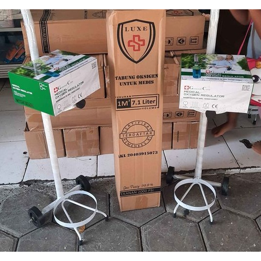Tabung Oksigen 1m3 Lengkap