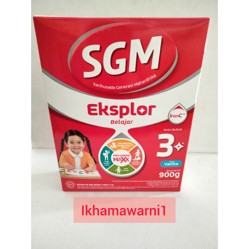 

SGM EKSPLOR 3 rasa madu dan vanila 900 gr