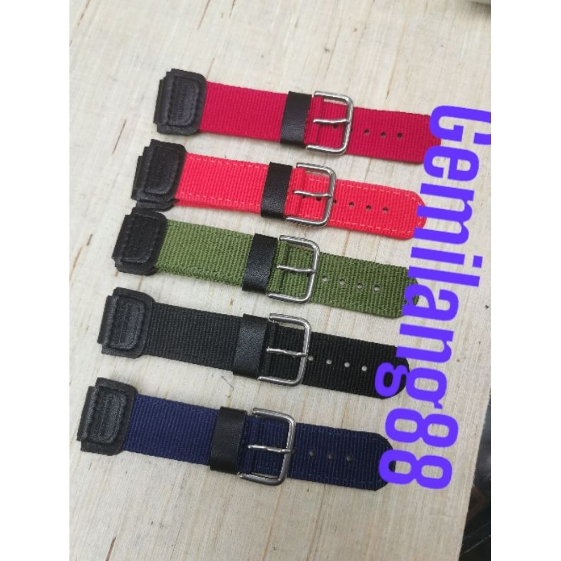 Tali jam kanvas Casio iluminator SGW-400H SGW400H