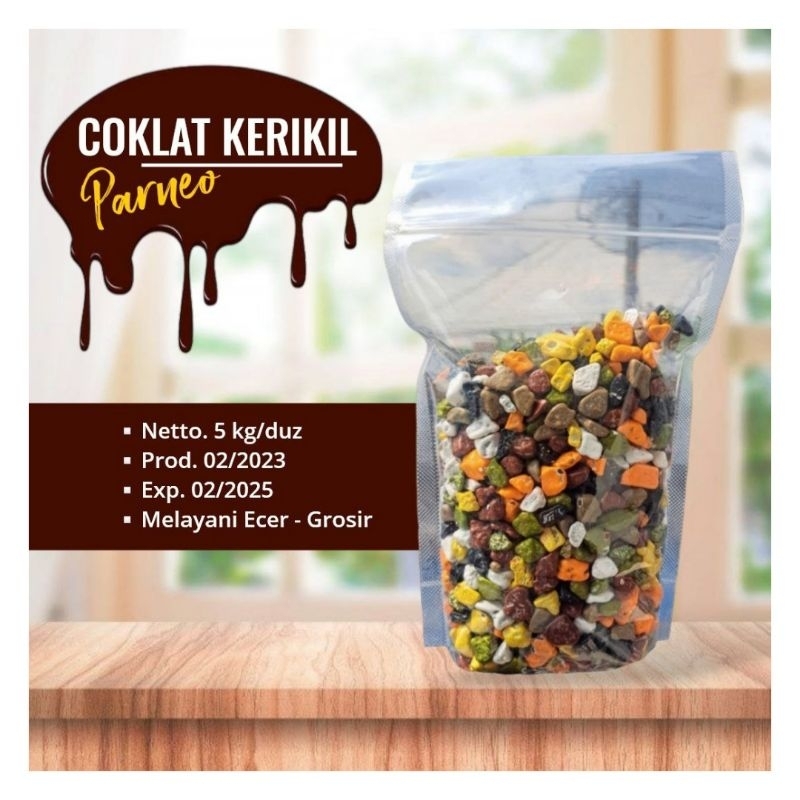 

Coklat Kerikil Original Parneo Oleh oleh Haji Umroh 250 gr 500 gr dan 1 kg coklat import Turkey