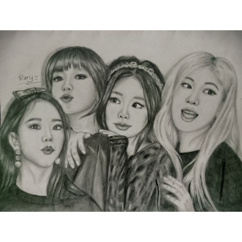 Sketsa Wajah Arsiran Pensil