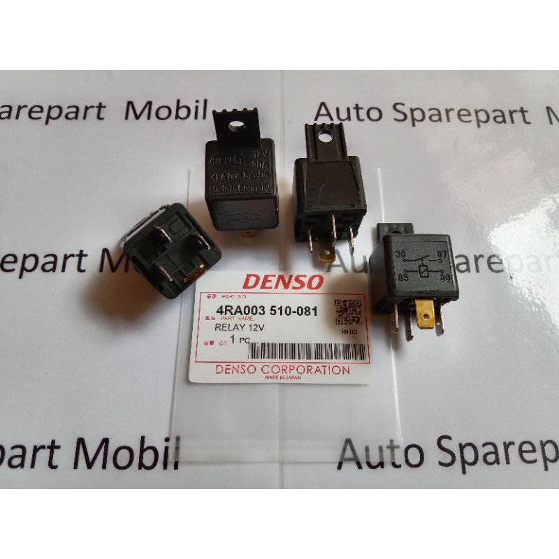 Relay 12volt kaki 4 Universal Denso Japan