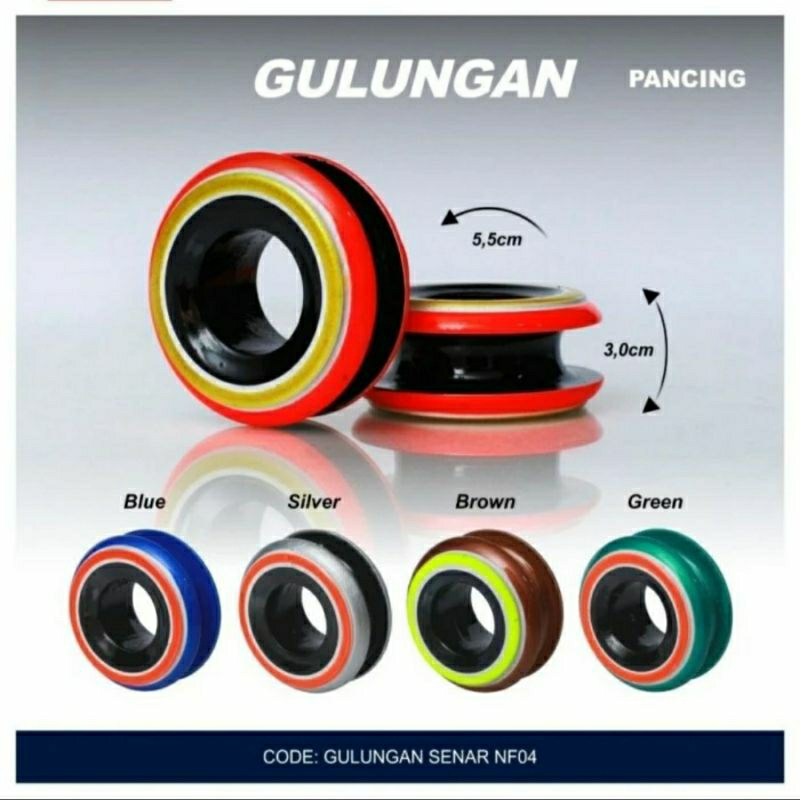 Golong pancing kayu warna