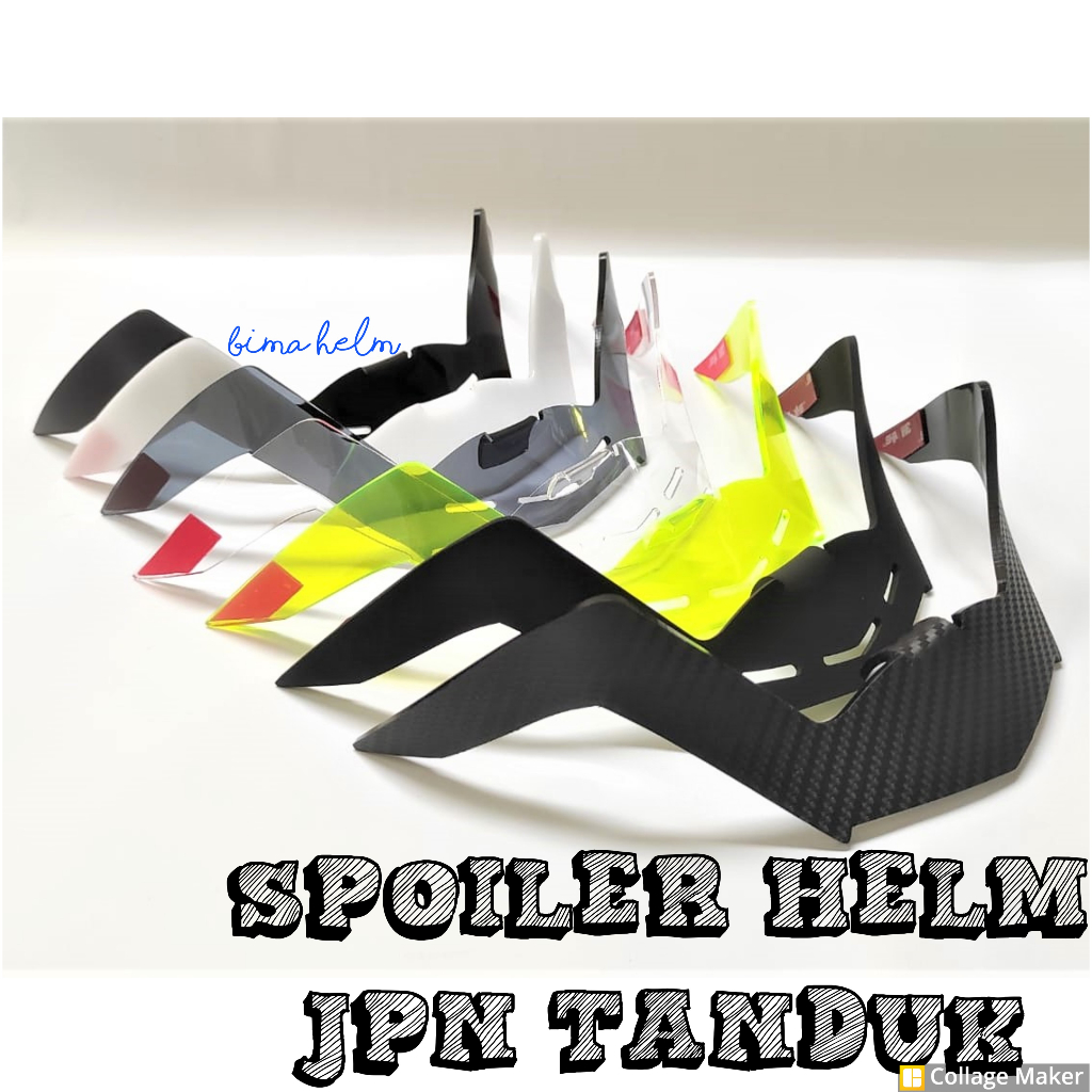 SPOILER HELM JPN TANDUK | SPOILER HELM JPN FULLFACE  | SPOILER HELM JPN CABBERO ALL VARIANT