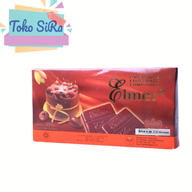 

Compound Dark Elmer Classic 250 Gram | Coklat Batang | Compound Coklat Elmer