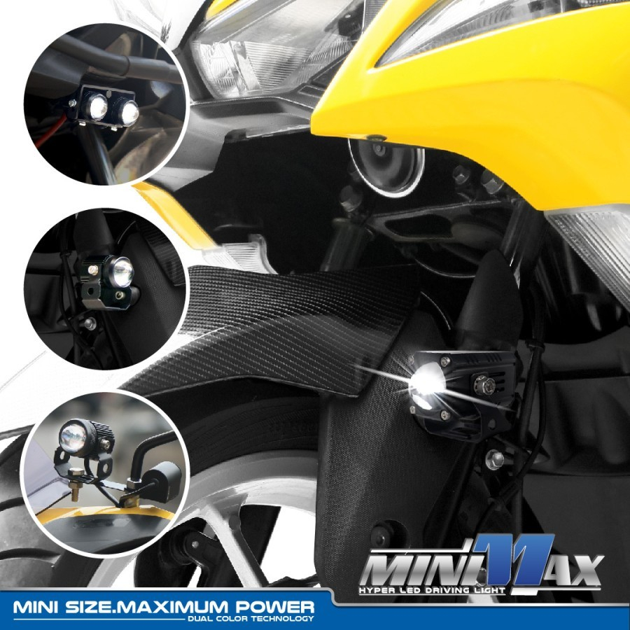 Lampu Tembak Drake Minimax 20 Watt Fog Lamp LED - FullSet