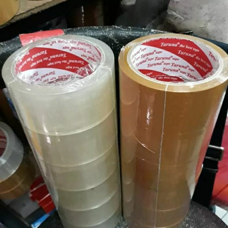 

Lakban 45MM X 50Meter Bening Coklat Isolsi Besar 2 Inchi X 50 M