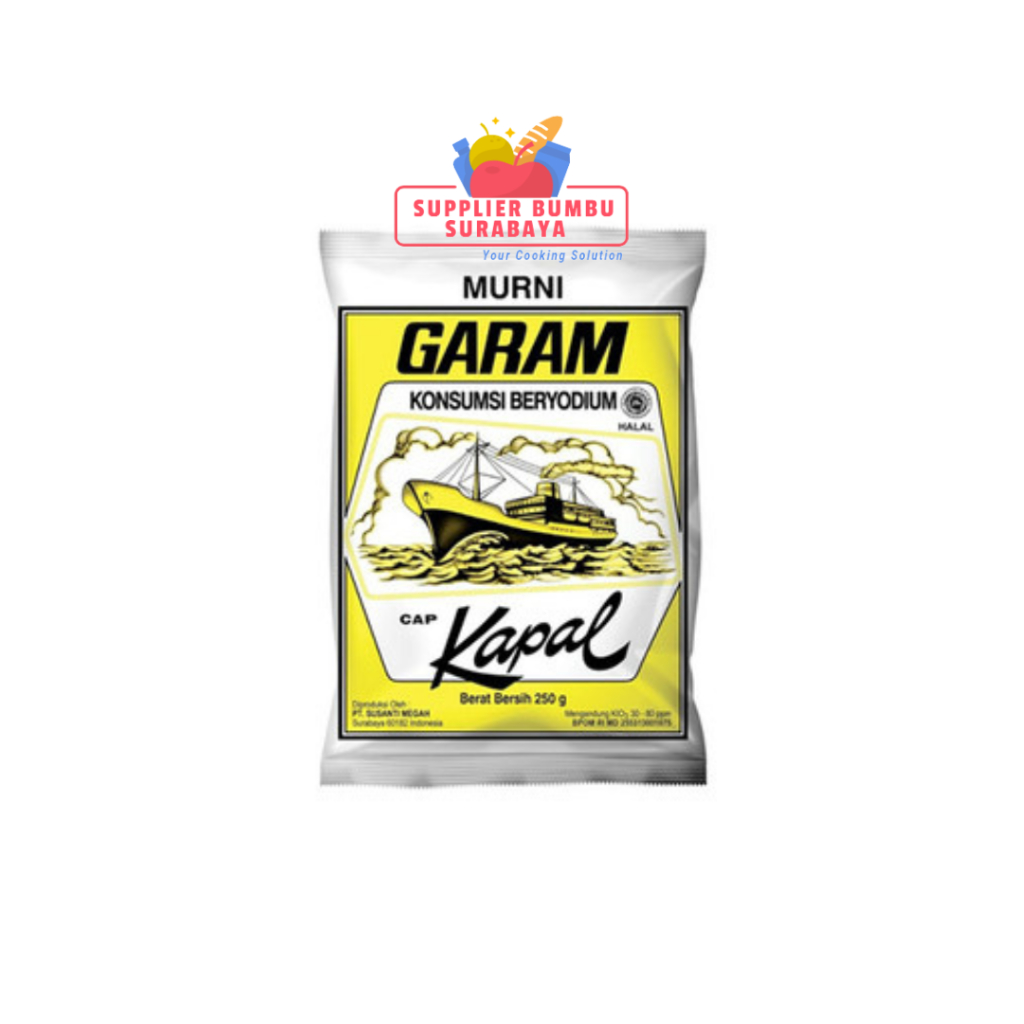 

Garam Cap Kapal Kemasan Kecil 250g