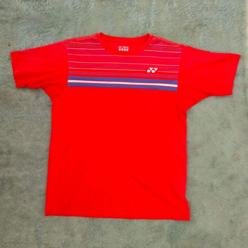 kaos yonex badminton second original